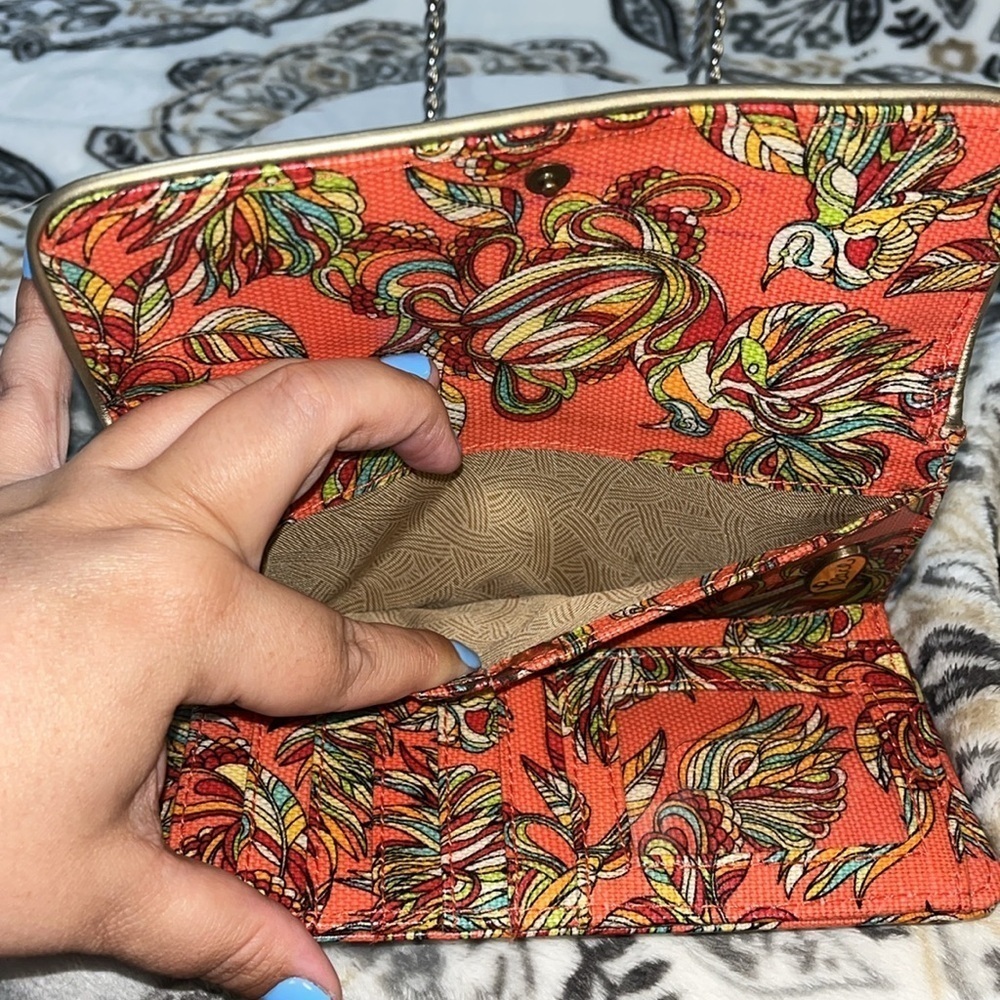 Sakroots Women's Artist Circle Trifold Wallet, Coral Treehouse, One Size - Picture 12 of 14